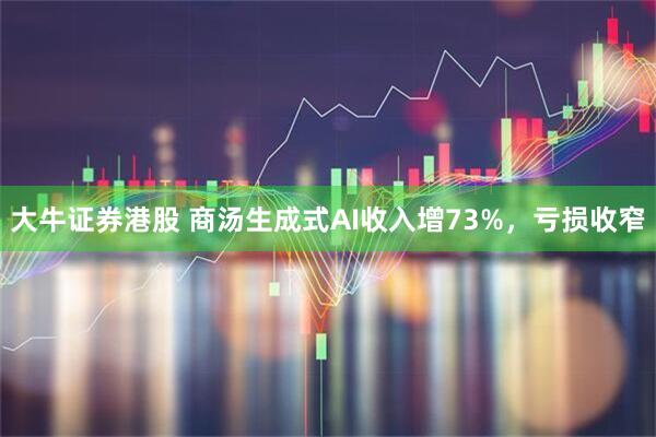 大牛证券港股 商汤生成式AI收入增73%，亏损收窄