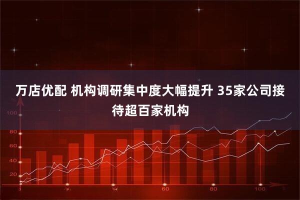 万店优配 机构调研集中度大幅提升 35家公司接待超百家机构